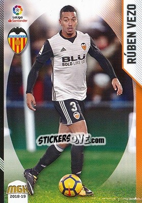 Sticker Rubén Vezo - Liga 2018-2019. Megacracks - Panini