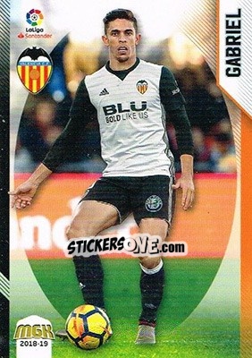 Sticker Gabriel Paulista - Liga 2018-2019. Megacracks n. 466 - Panini