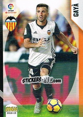 Sticker Gayá - Liga 2018-2019. Megacracks n. 468 - Panini