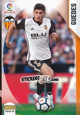 Sticker Gonçalo Guedes - Liga 2018-2019. Megacracks n. 477 - Panini