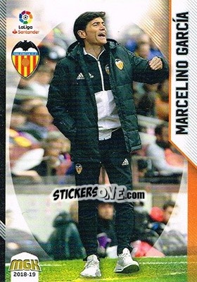 Figurina Marcelino García - Liga 2018-2019. Megacracks n. 481 - Panini
