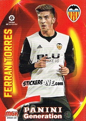 Sticker Ferran Torres - Liga 2018-2019. Megacracks - Panini