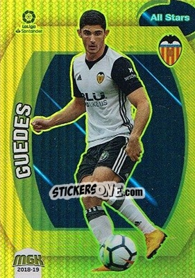Sticker Gonçalo Guedes - Liga 2018-2019. Megacracks n. 484 - Panini