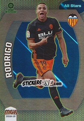 Sticker Rodrigo Moreno - Liga 2018-2019. Megacracks n. 486 - Panini