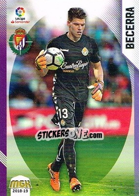 Sticker Becerra - Liga 2018-2019. Megacracks - Panini