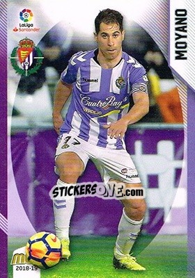 Sticker Moyano - Liga 2018-2019. Megacracks n. 490 - Panini