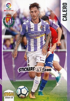 Sticker Calero - Liga 2018-2019. Megacracks n. 494 - Panini