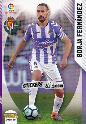 Sticker Borja Fernández - Liga 2018-2019. Megacracks n. 497 - Panini