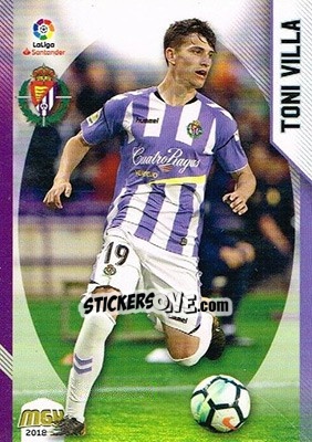 Cromo Toni Villa - Liga 2018-2019. Megacracks - Panini