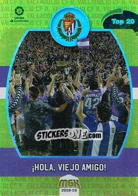 Sticker Hola, Viejo Amigo - Liga 2018-2019. Megacracks - Panini