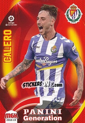 Sticker Calero - Liga 2018-2019. Megacracks - Panini