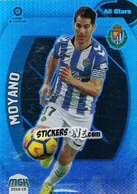 Sticker Moyano - Liga 2018-2019. Megacracks - Panini
