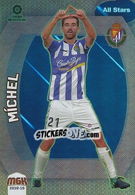 Cromo Míchel - Liga 2018-2019. Megacracks - Panini