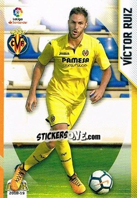 Sticker Víctor Ruiz - Liga 2018-2019. Megacracks n. 520 - Panini