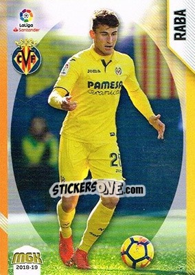 Cromo Raba - Liga 2018-2019. Megacracks n. 528 - Panini