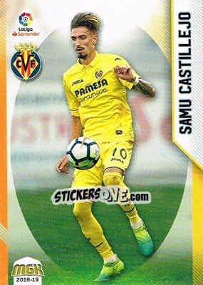 Sticker Samu Castillejo - Liga 2018-2019. Megacracks n. 530 - Panini
