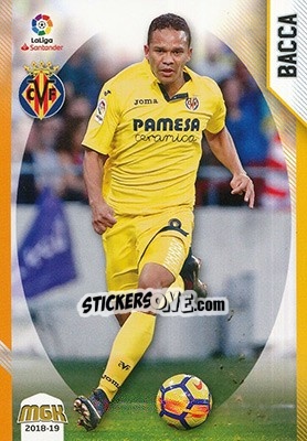 Figurina Bacca - Liga 2018-2019. Megacracks - Panini