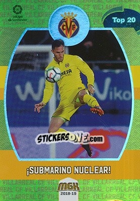 Sticker Submarino Nuclear - Liga 2018-2019. Megacracks n. 536 - Panini