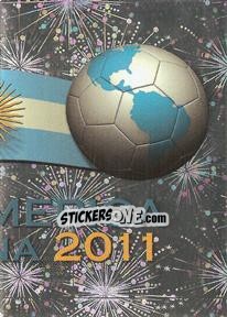 Sticker Logo Copa America 2 - Copa América. Argentina 2011 n. 2 - Panini