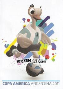 Sticker Mascot - Copa América. Argentina 2011 n. 3 - Panini