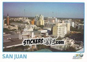 Cromo San Juan - Copa América. Argentina 2011 - Panini