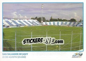 Sticker Estadio 23 de agosto - Copa América. Argentina 2011 n. 14 - Panini