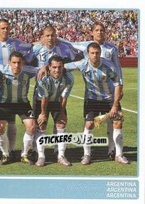 Cromo Argentina squad - Copa América. Argentina 2011 - Panini