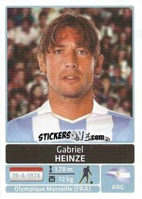 Sticker Gabriel Heinze - Copa América. Argentina 2011 - Panini