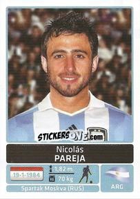 Cromo Nicolas Pareja - Copa América. Argentina 2011 - Panini