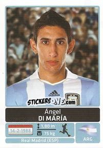 Sticker Angel Di Maria - Copa América. Argentina 2011 - Panini