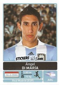 Figurina Angel Di Maria - Copa América. Argentina 2011 - Panini