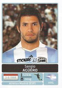 Sticker Sergio Aguero - Copa América. Argentina 2011 - Panini