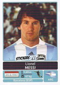 Cromo Lionel Messi - Copa América. Argentina 2011 - Panini