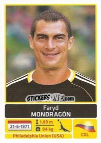 Sticker Faryd Mondragon - Copa América. Argentina 2011 - Panini
