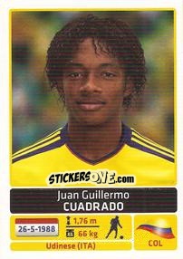 Sticker Juan Cuadrado - Copa América. Argentina 2011 - Panini
