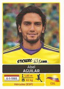 Cromo Abel Aguilar - Copa América. Argentina 2011 - Panini