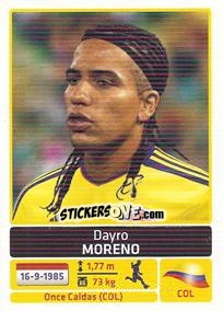 Sticker Dayro Moreno - Copa América. Argentina 2011 - Panini