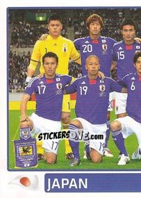 Figurina Japao squad - Copa América. Argentina 2011 - Panini