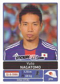 Cromo Yuto Nagatomo - Copa América. Argentina 2011 - Panini