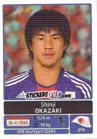 Sticker Shinji Okazaki - Copa América. Argentina 2011 - Panini
