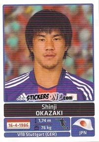 Sticker Shinji Okazaki - Copa América. Argentina 2011 n. 86 - Panini