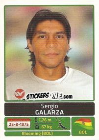 Cromo Sergio Galarza - Copa América. Argentina 2011 - Panini