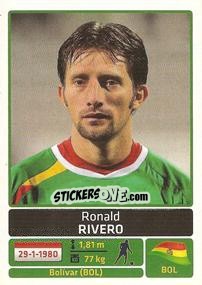 Cromo Ronald Rivero - Copa América. Argentina 2011 - Panini