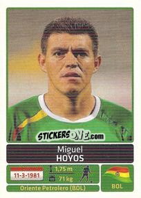 Cromo Miguel Hoyos - Copa América. Argentina 2011 - Panini