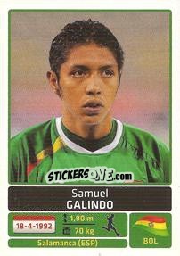 Cromo Samuel Galindo - Copa América. Argentina 2011 - Panini