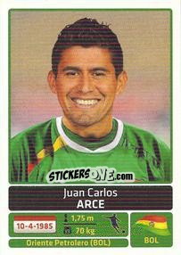 Sticker Juan Carlos Arce - Copa América. Argentina 2011 - Panini