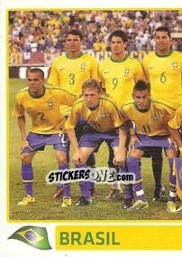 Cromo Brasil squad - Copa América. Argentina 2011 - Panini