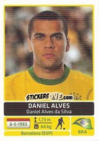 Sticker Dani Alves - Copa América. Argentina 2011 n. 117 - Panini
