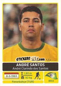 Figurina Andre Santos - Copa América. Argentina 2011 - Panini