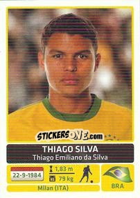 Sticker Thiago Silva - Copa América. Argentina 2011 n. 121 - Panini